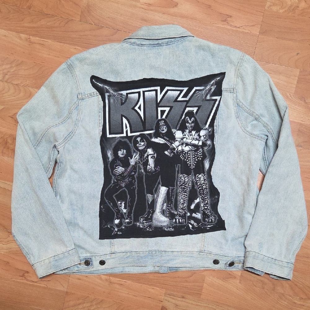 KISS Upcycled Denim Jacket